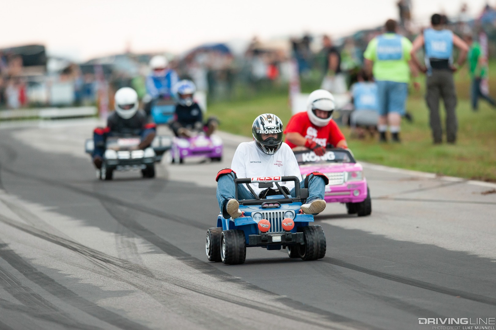 2018 17th annual Hyperfest bash at VIR Off-Road Experience Power Wheels downhill race