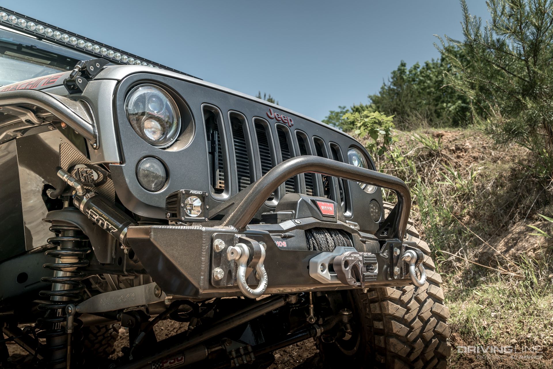 War Machine Jeep JK Warn Winch