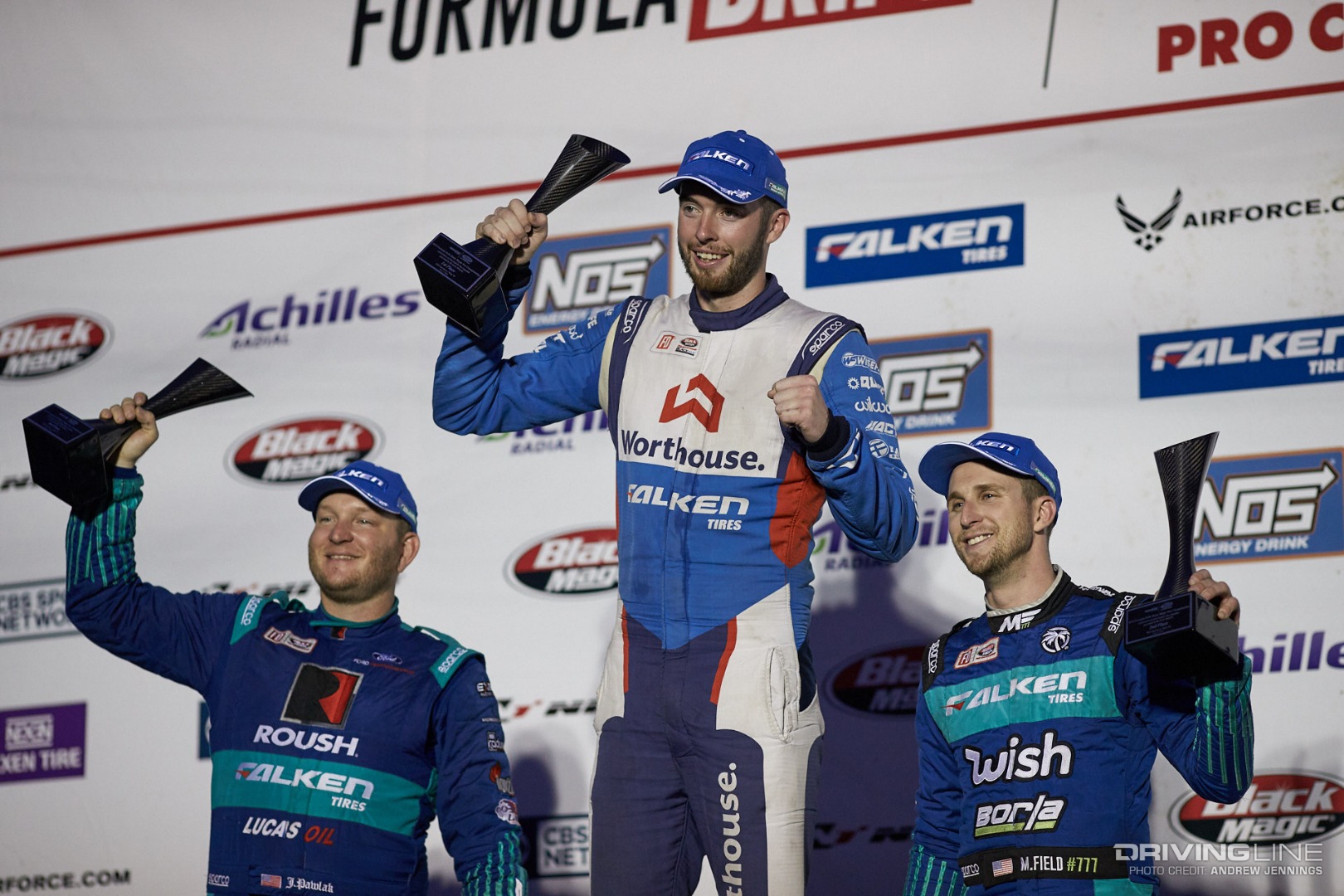 Formula Drift New Jersey Podium