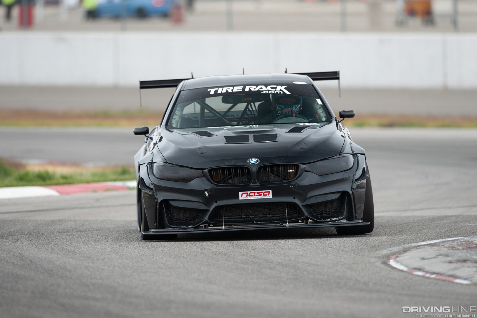 Bimmerfest West 2018 Auto Club Speedway Fontana murdered out flared widebody black BMW M4