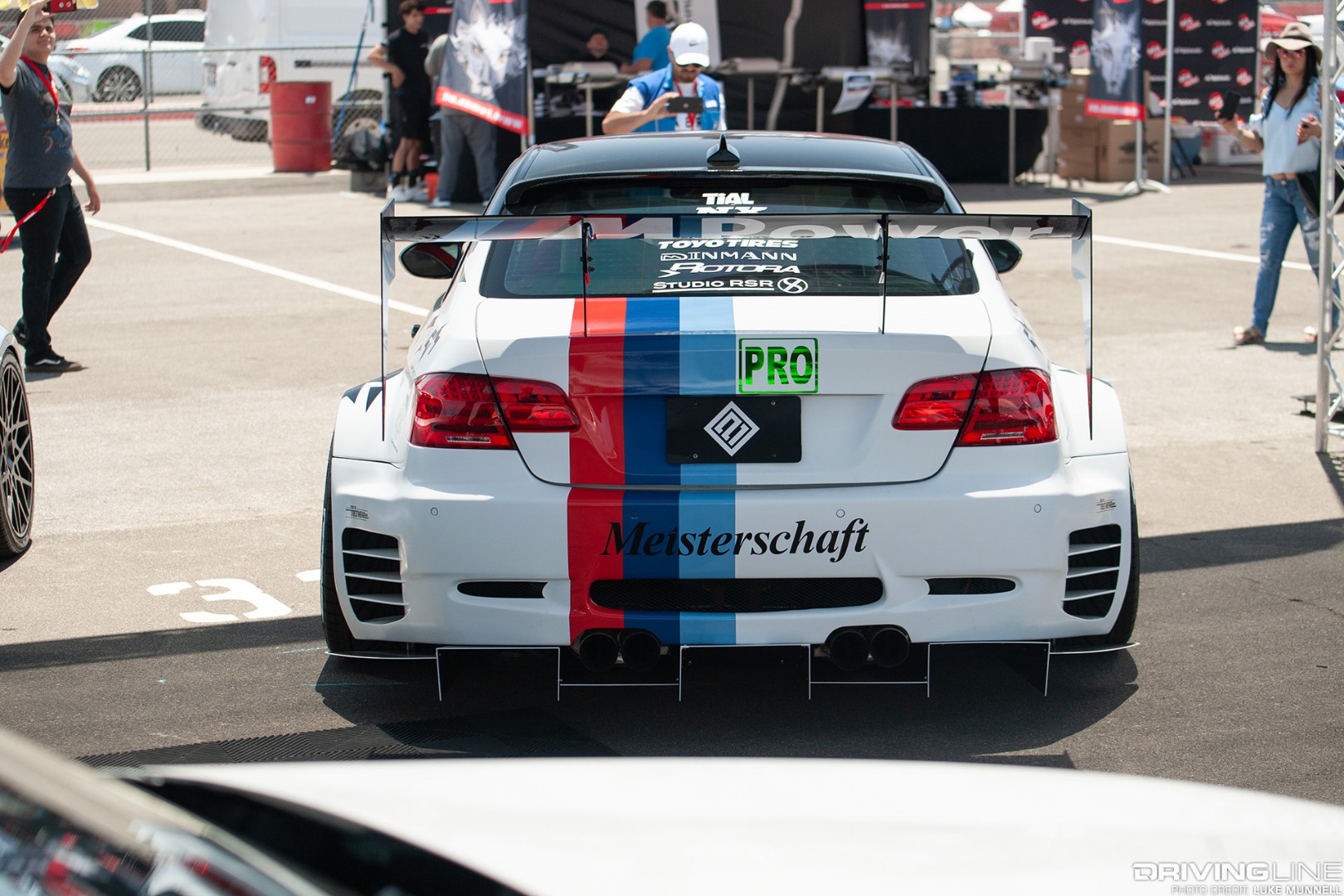 Bimmerfest West 2018 Auto Club Speedway Fontana Prestige Marketing E92 M3 rear