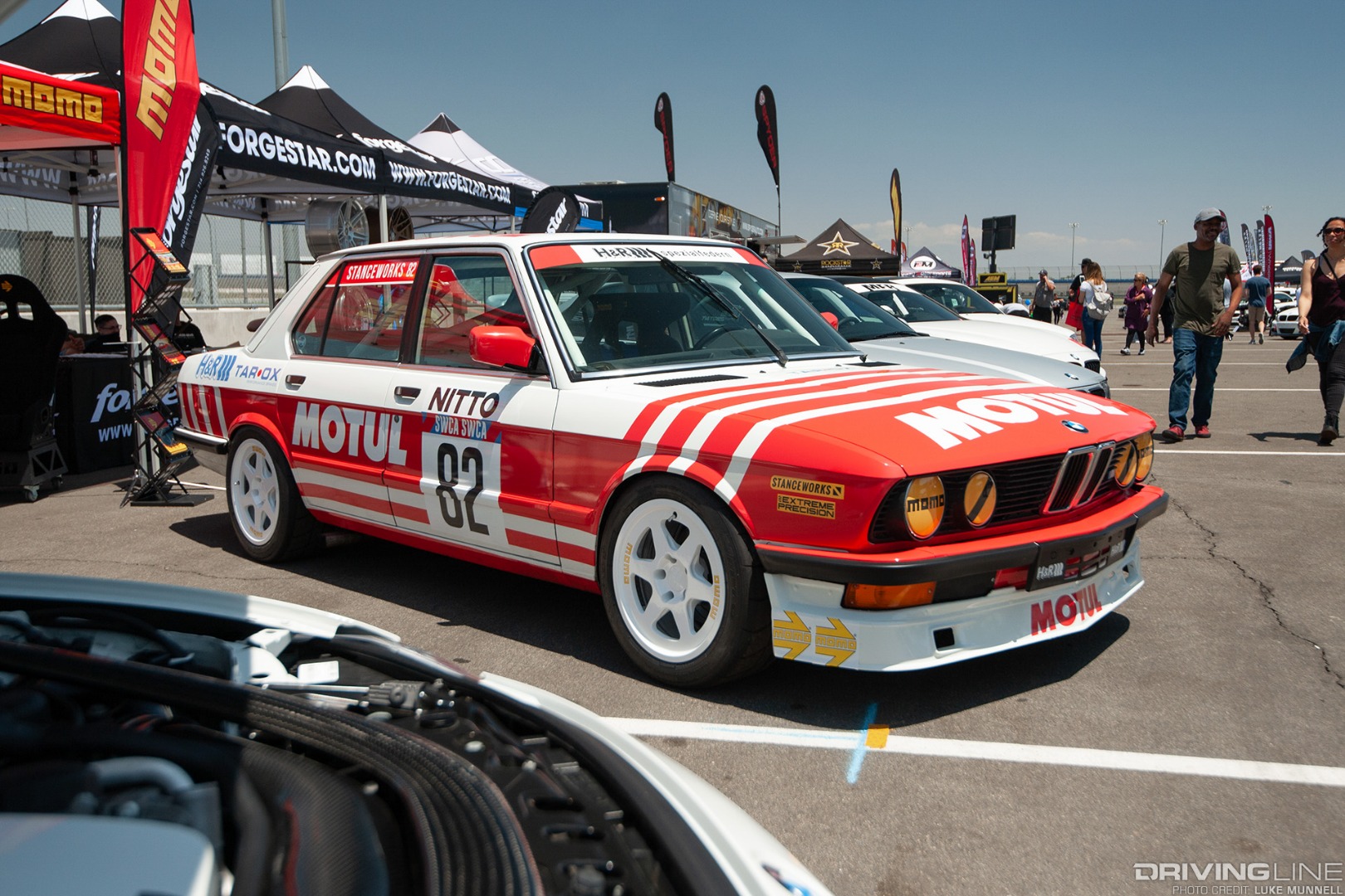 Bimmerfest West 2018 Auto Club Speedway Fontana Mike Burroughs E28 BW M5