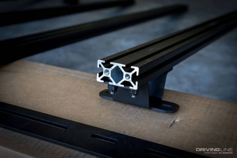 prinsu-toprac-tacoma-roof-rack-are-cx-top-cvt-tent Bars on Truck