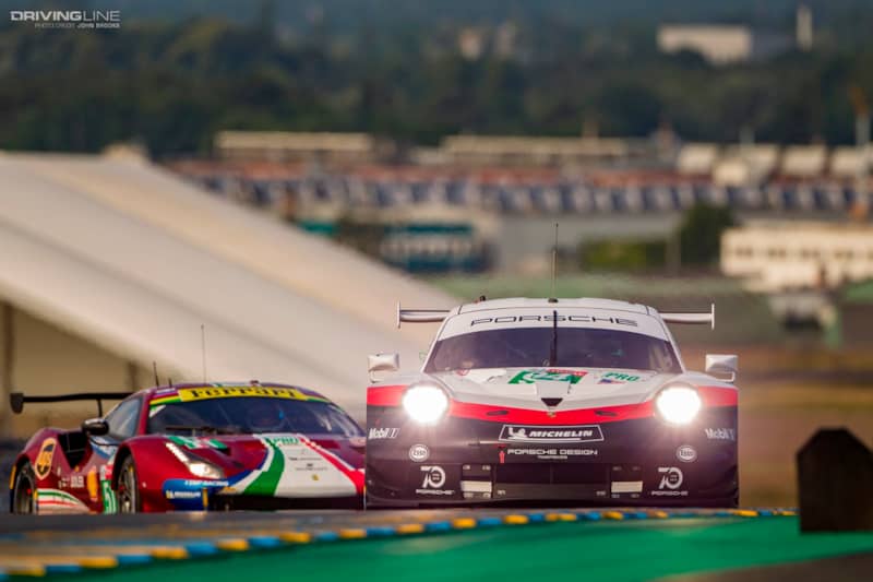 Le Mans 24 Hours White Porsche