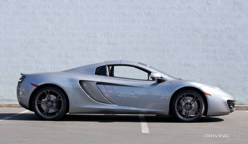 McLaren MP4-12C Spider Side