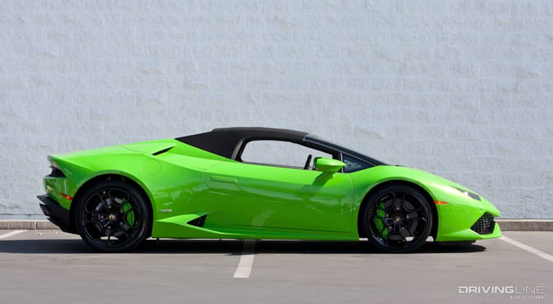 Lamborghini Huracán Spyder Side