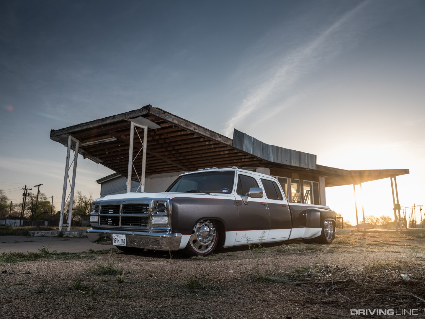 1980 Dodge D350 Cummins lowered Gennie Vulcan Specialties