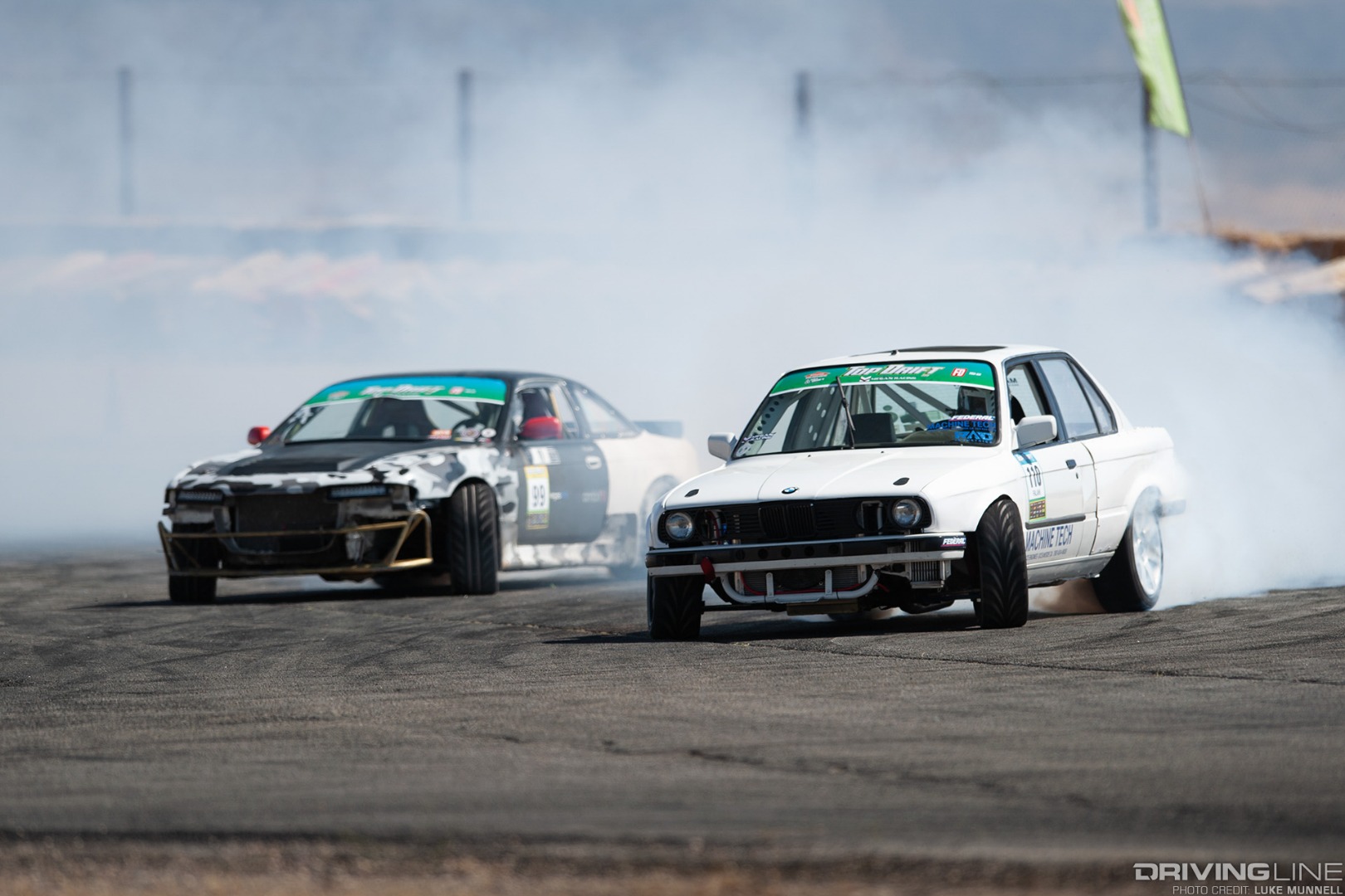 Top Drift rd 3 Willow Springs Amir Falahi V8 E30 BMW Noah Nelson S14 Nissan 240SX