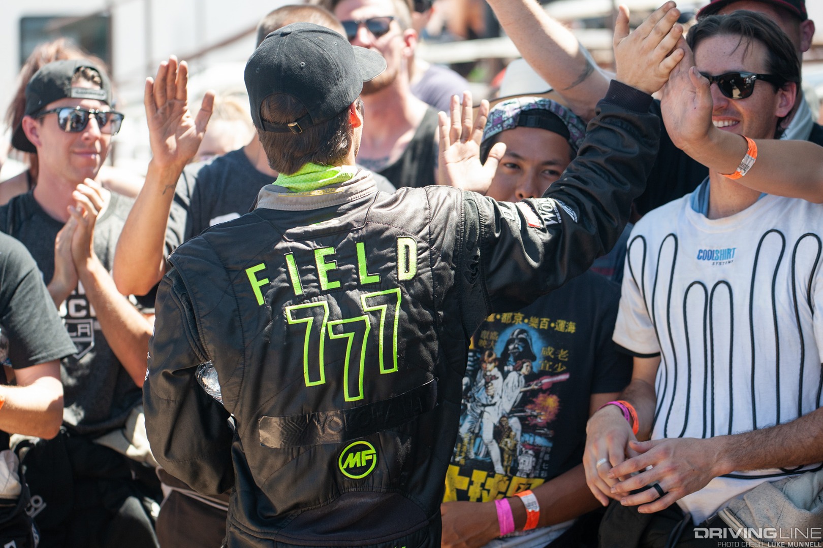 Top Drift rd 3 Willow Springs Dominic Martinez Top 16 qualifying high-fives