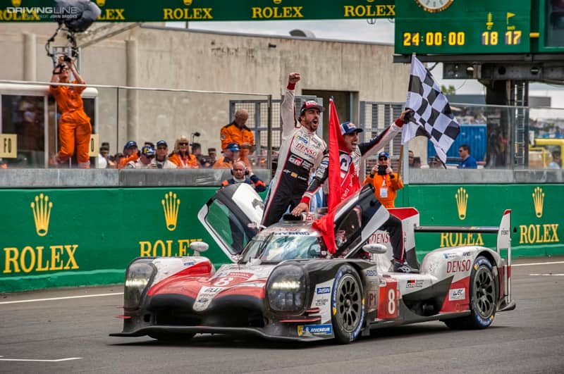 Toyota Le Mans Alonso on Car