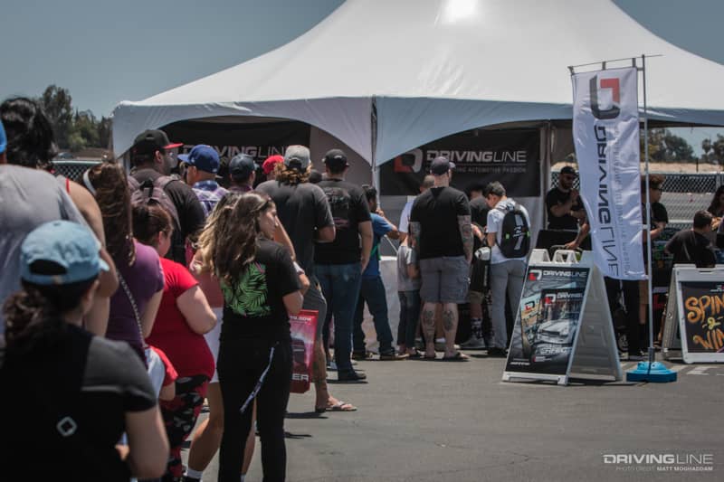 Driving Line at 2018 Auto Enthusiast Day
