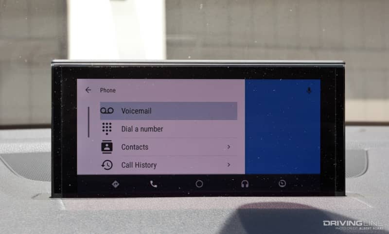 Android Auto Menu