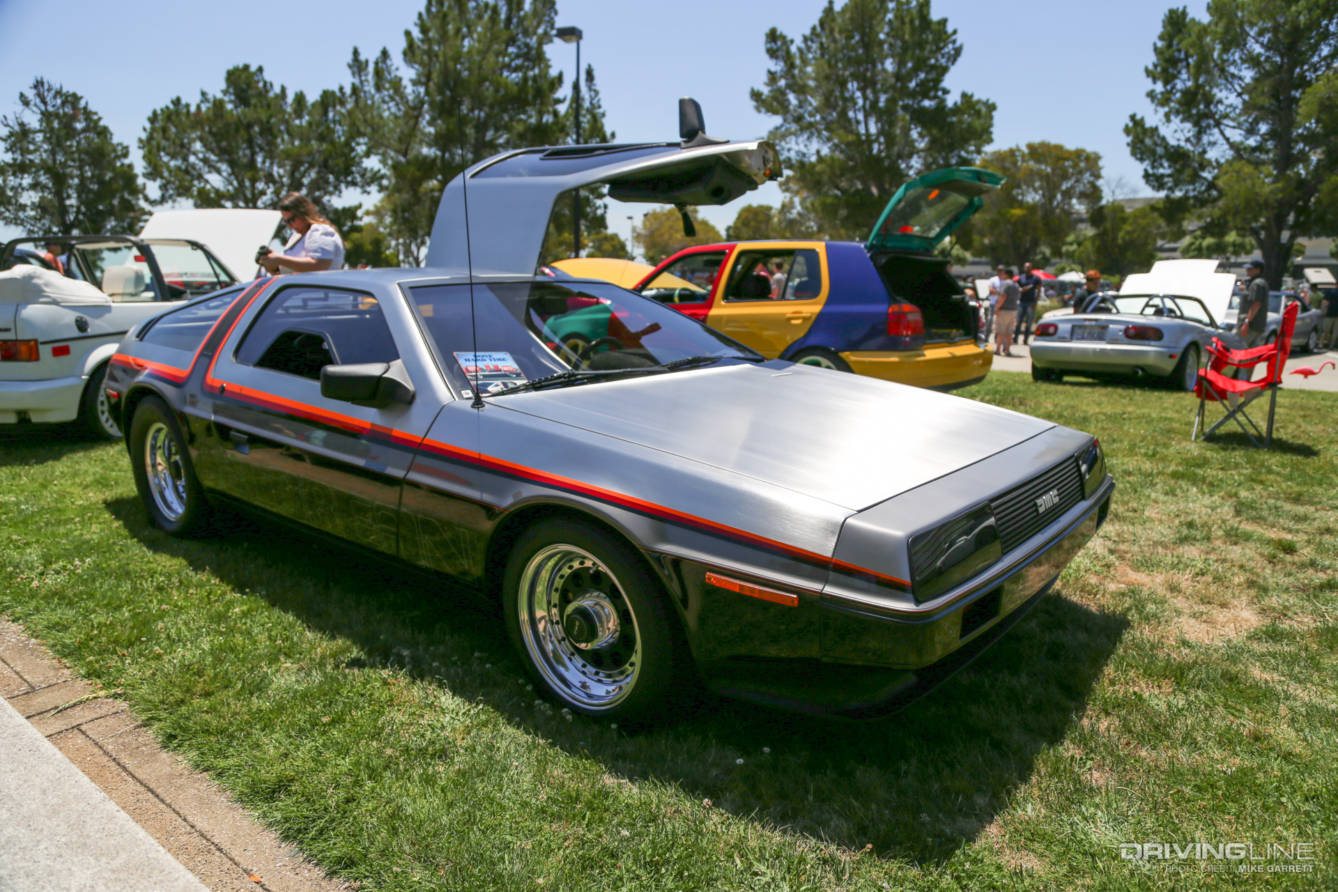 Radwood DeLorean Front
