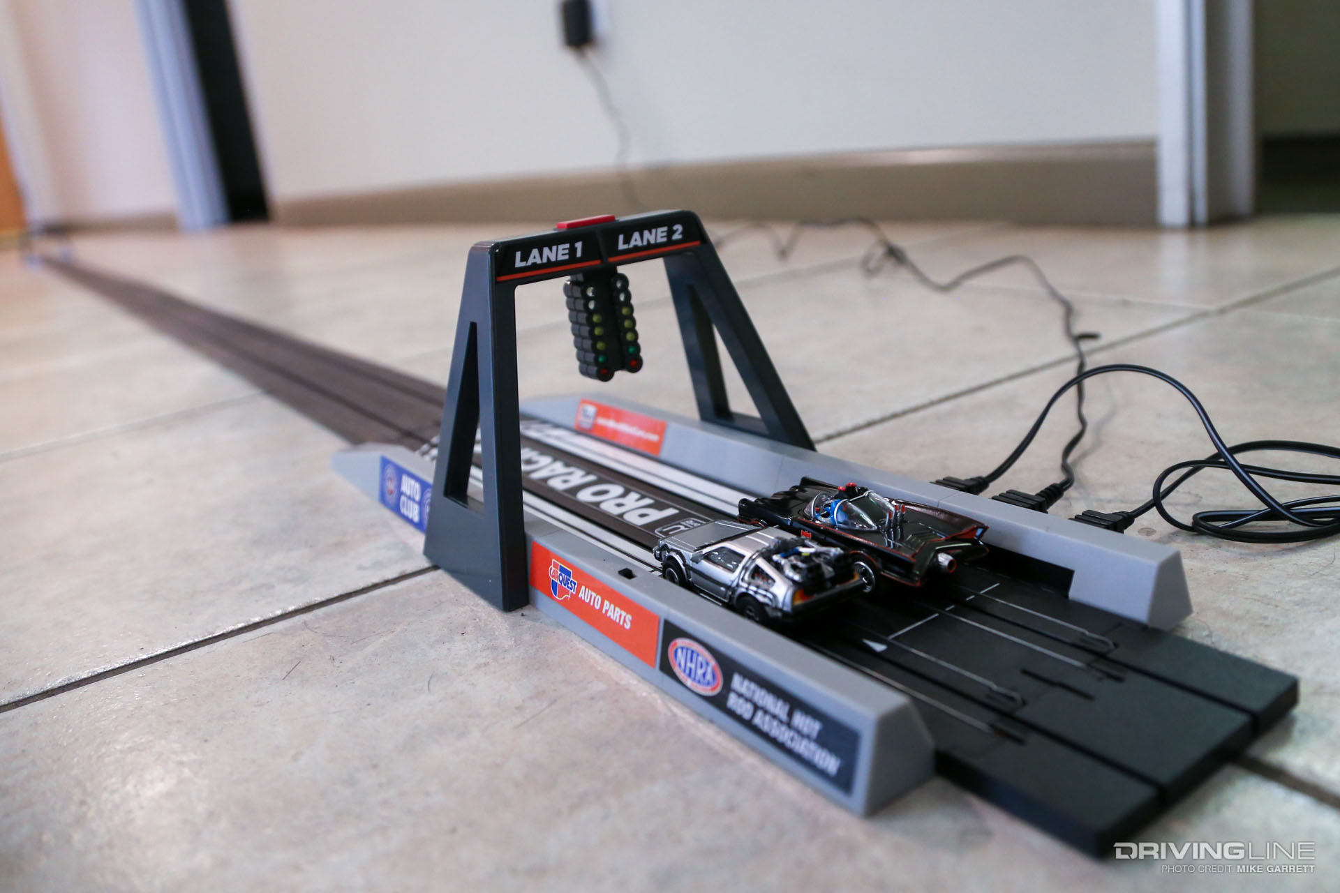 Slot Car Ready to Drag Race