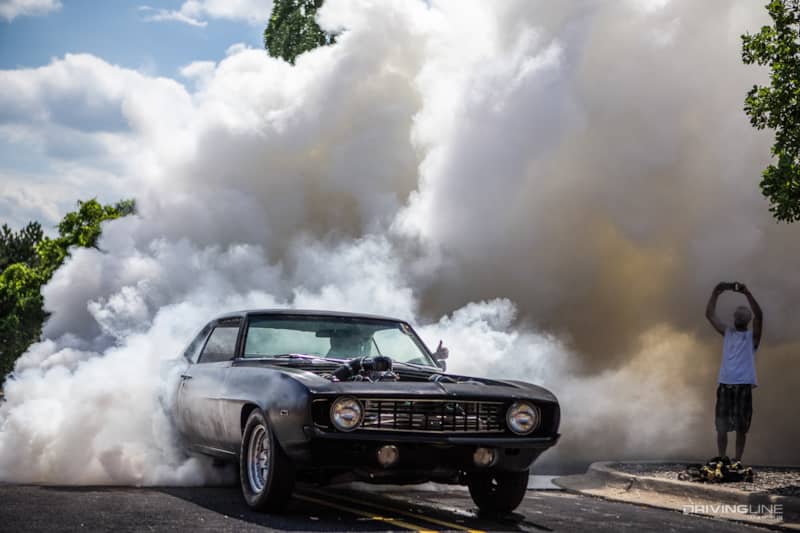 Woodward Dream Cruise Pre-Party Burnout