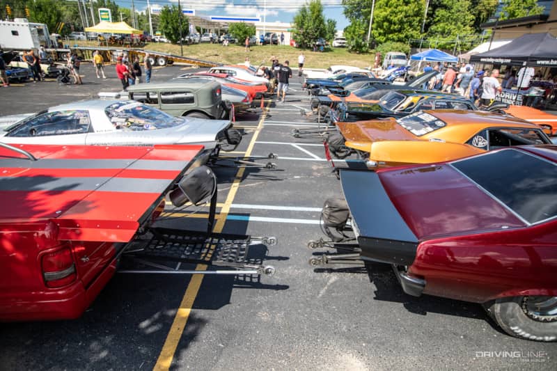 Woodward Dream Cruise Pre-Party Parking Lot