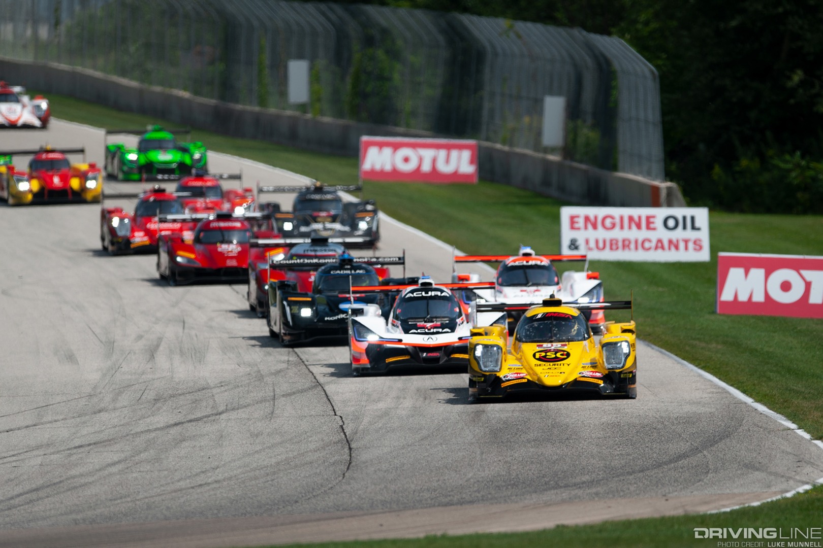 IMSA WeatherTech SportsCar Championship race start prototypes