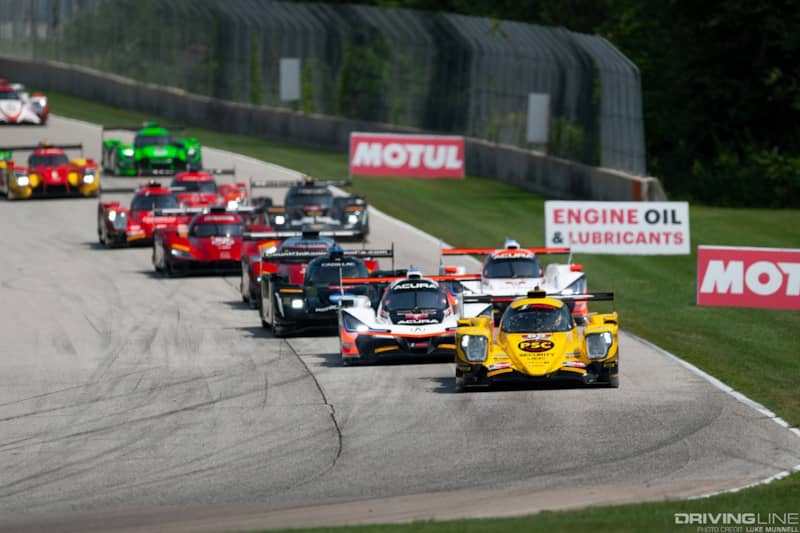 IMSA WeatherTech SportsCar Championship race start prototypes