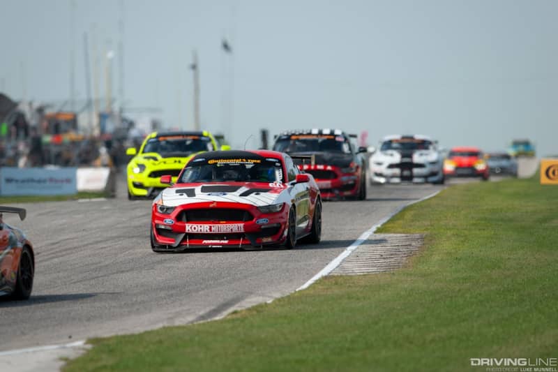 WeatherTech SportsCar Challenge no. 60 Roush Performance KohR Motorsports Ford Mustang GT4