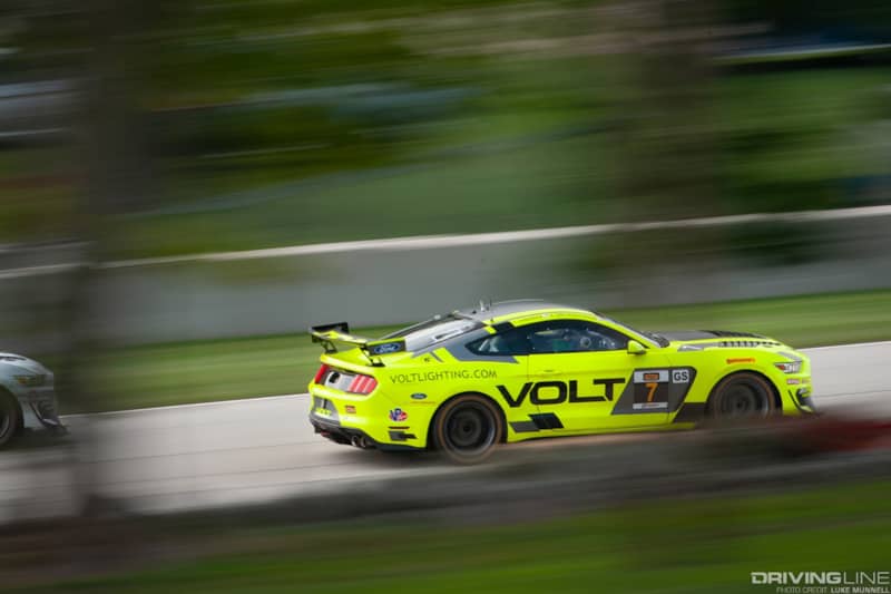 WeatherTech SportsCar Challenge no. 7 Volt Racing Ford Mustang GT4
