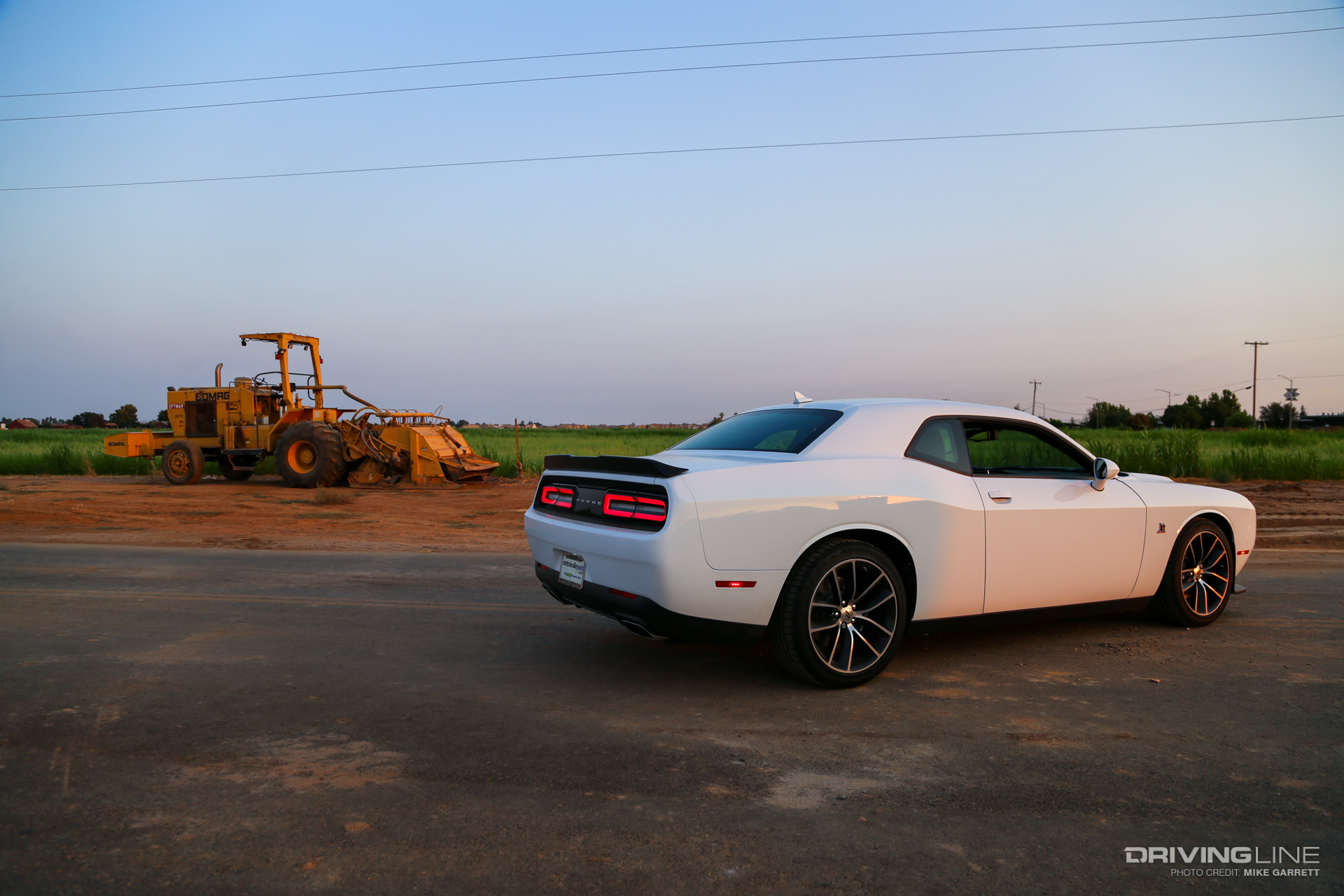 Dodge Challenger Scat Pack Side Rear