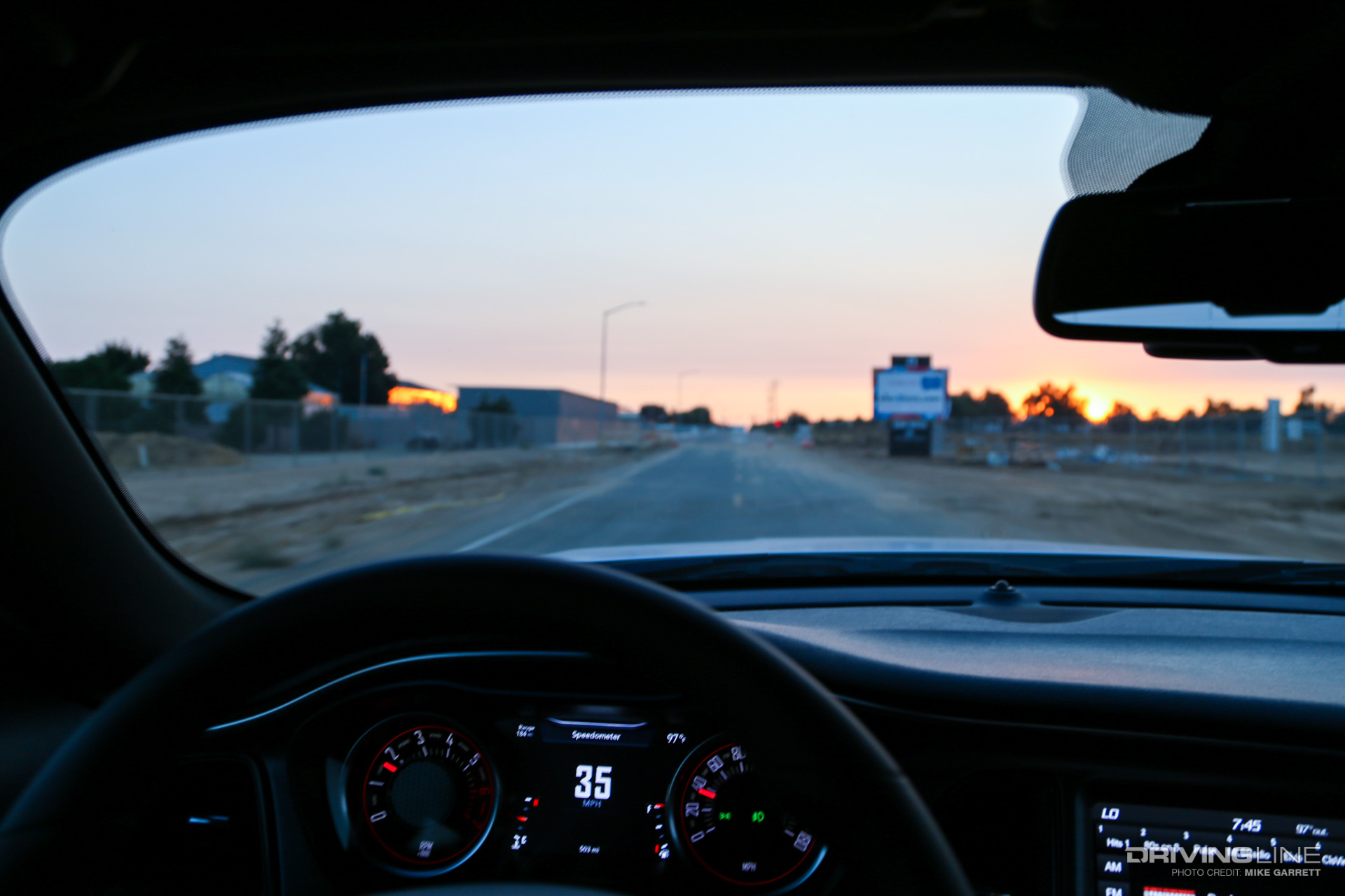 Dodge Challenger Scat Pack Driving