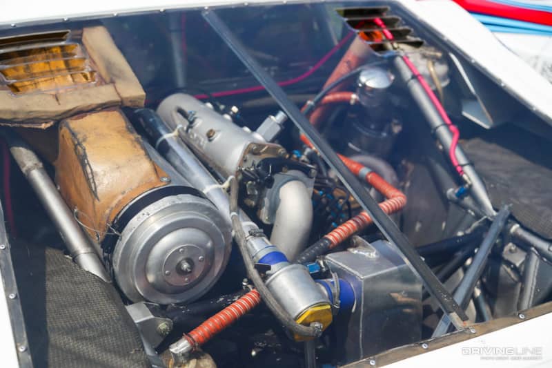 Monterey Car Week Lancia Beta Monte Carlo Engine