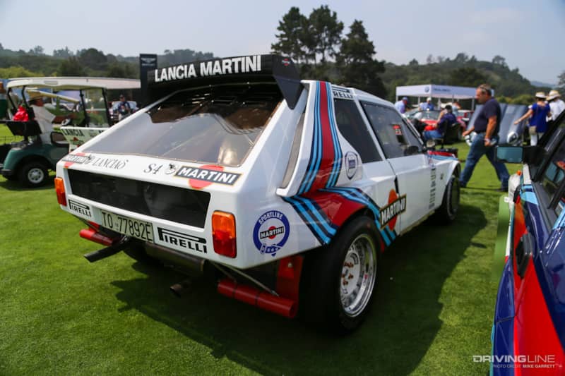 Monterey Car Week Lancia Group B Delta Rear