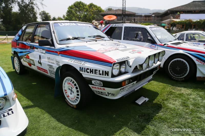 Monterey Car Week Lancia Delta Front