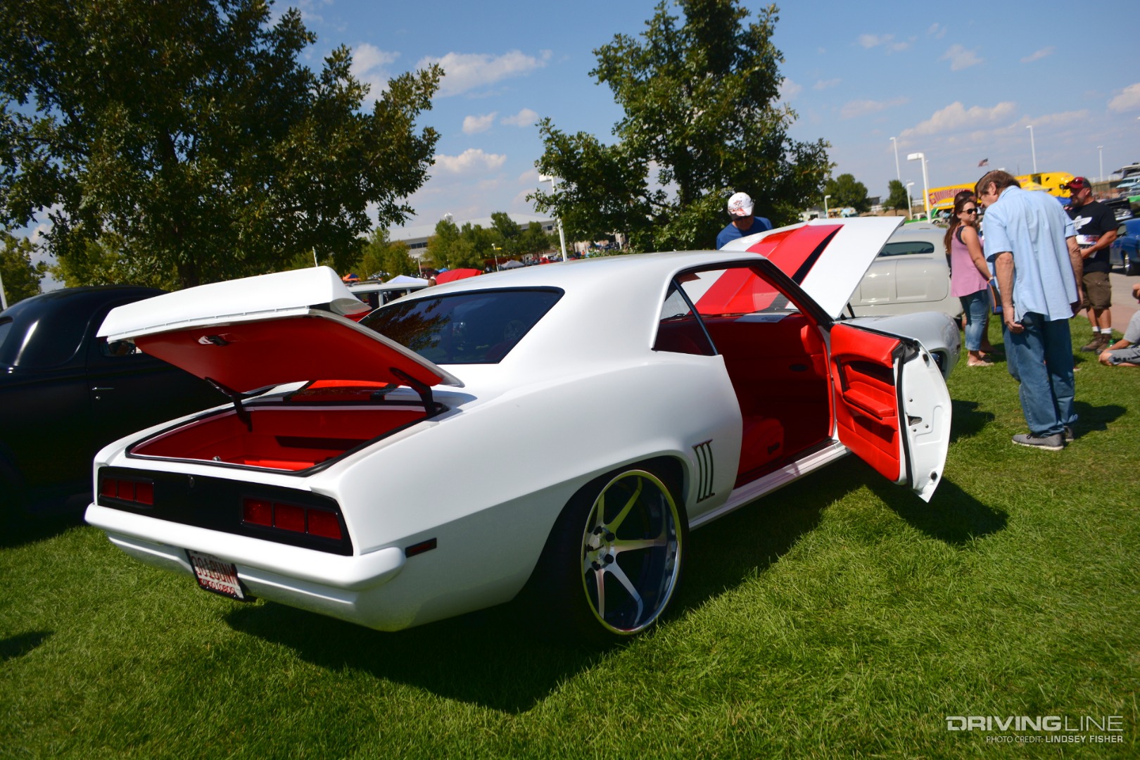 Goodguys Colorado Nationals White Camaro Rear
