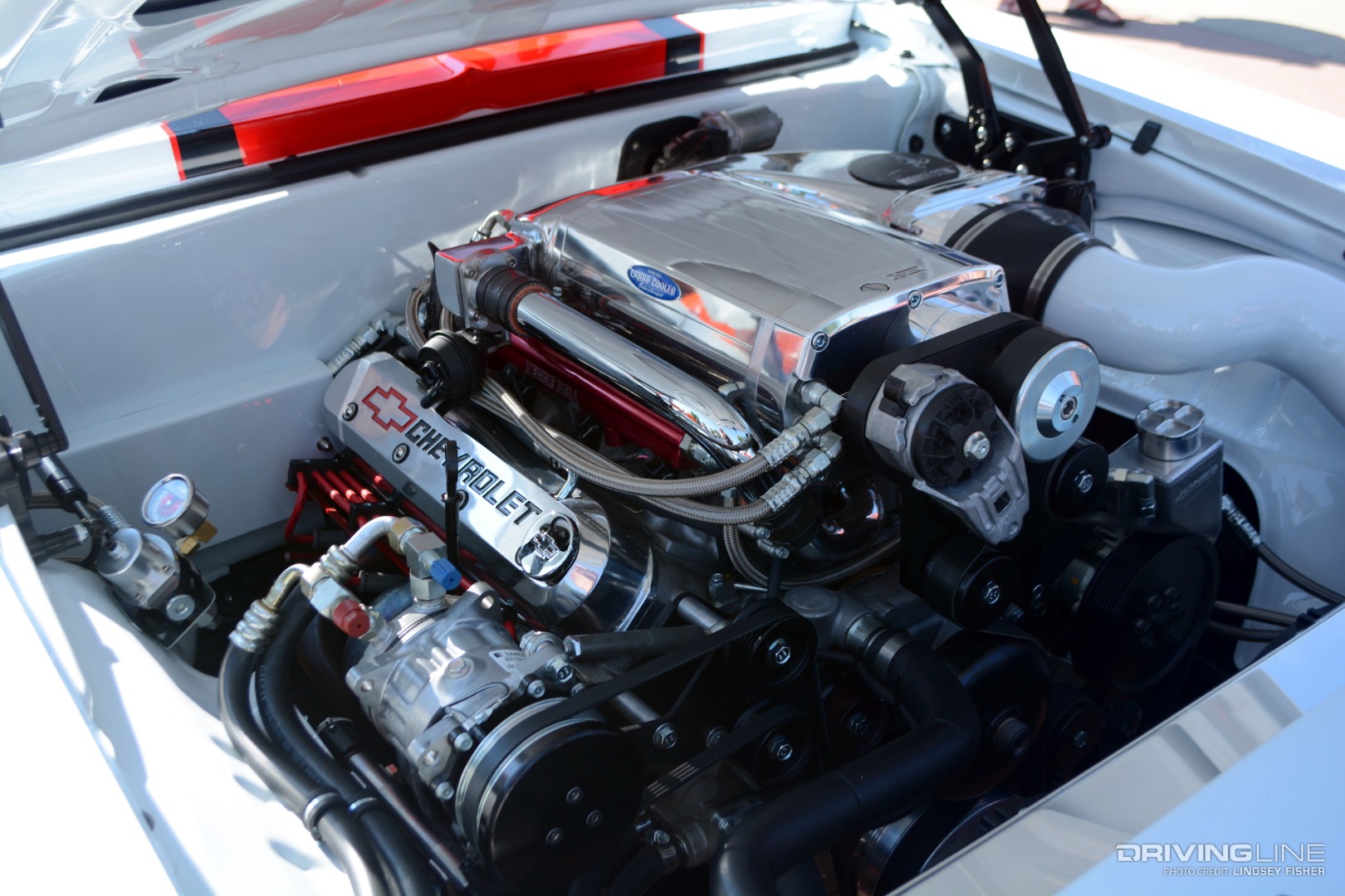 Goodguys Colorado Nationals White Camaro LSX