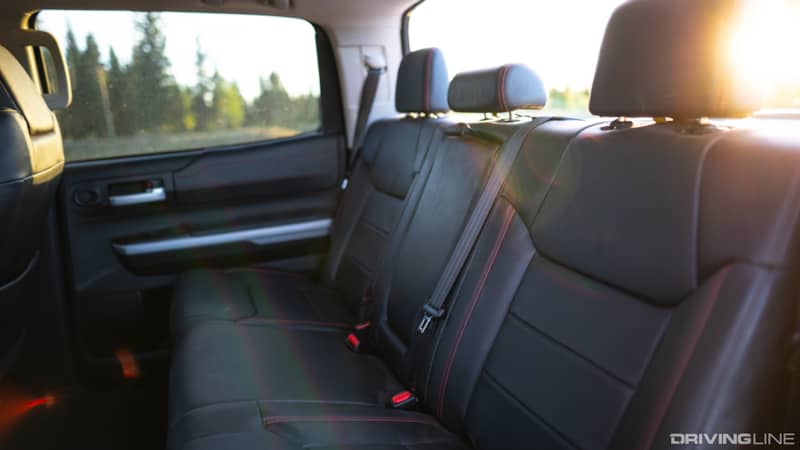 Toyota TRD Pro Tundra Back Seat