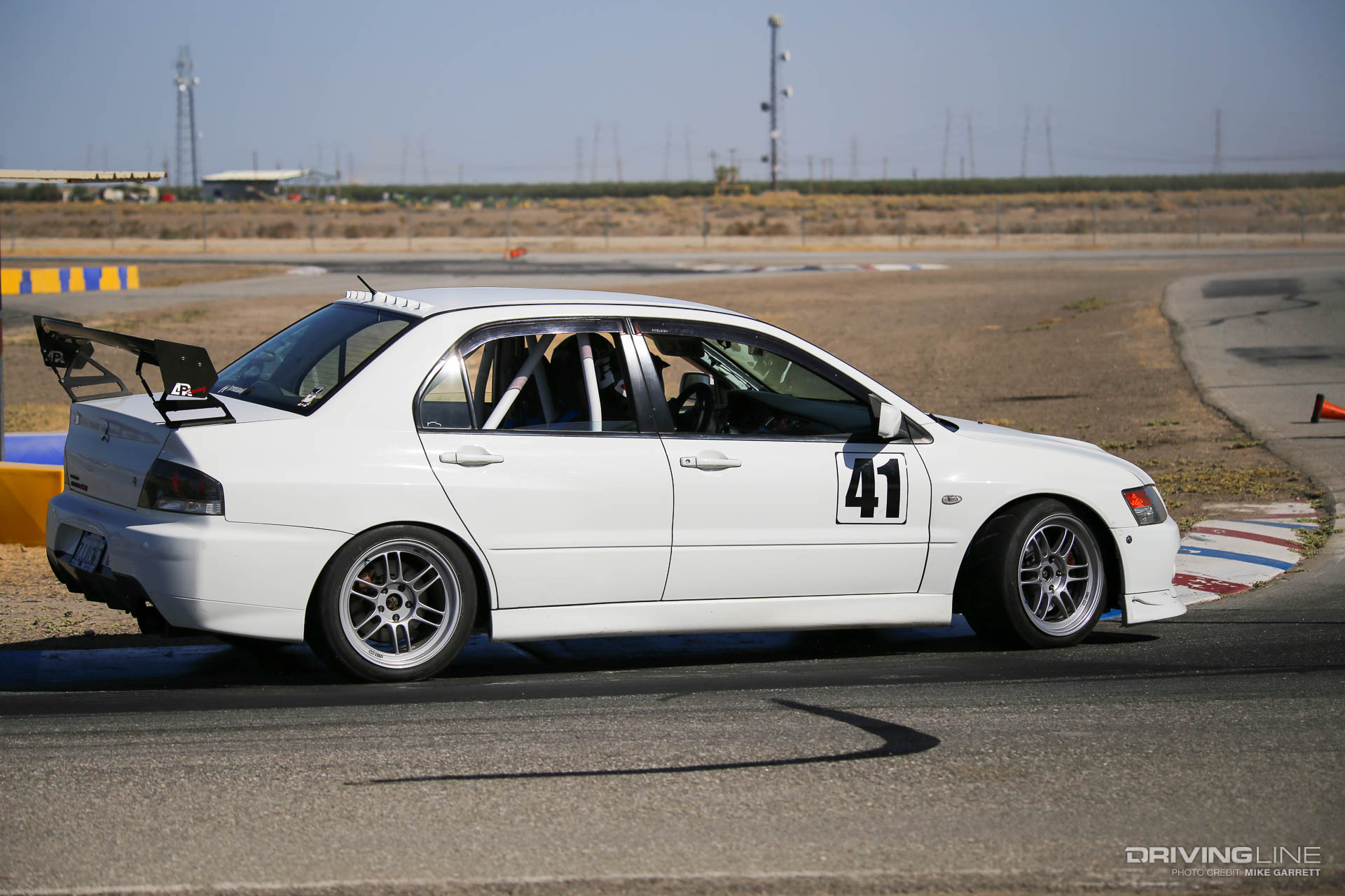 Project VW Golf GTI Ko-Kart Track Day Mitsubishi Lancer Evo