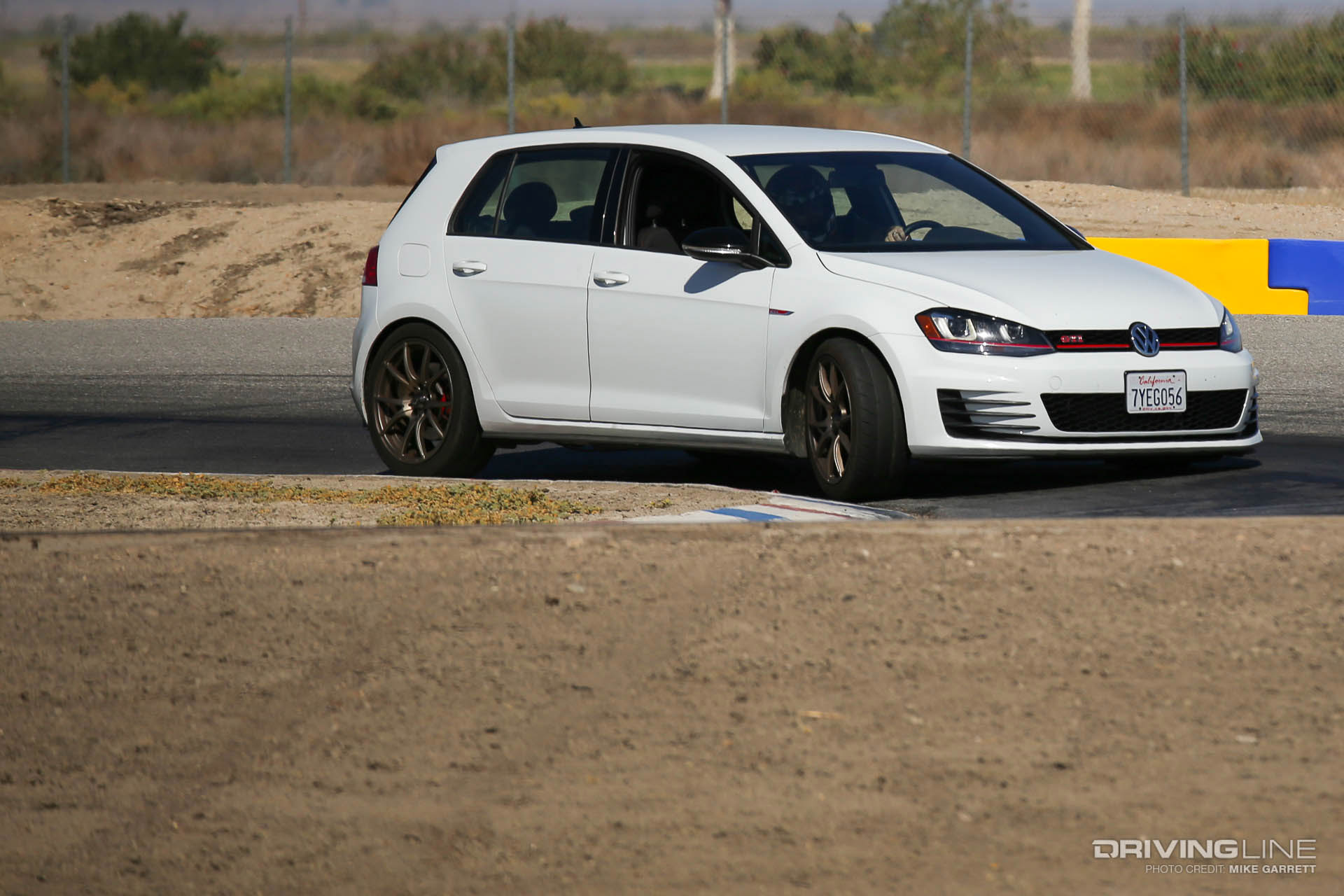 Project VW Golf GTI Ko-Kart Track Day On Track Right Turn