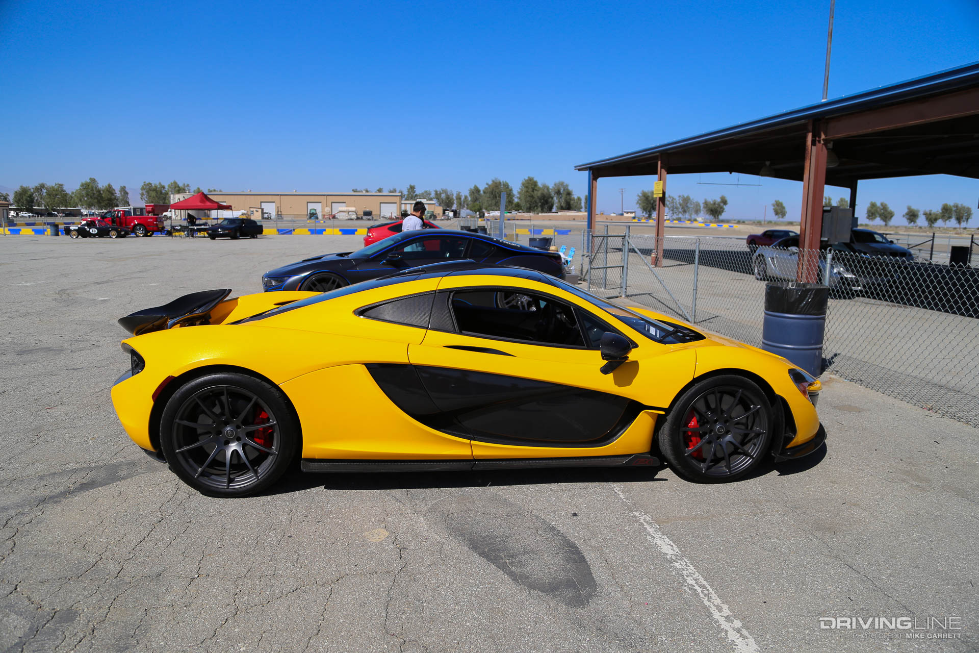Project VW Golf GTI Ko-Kart Track Day McLaren P1 Side
