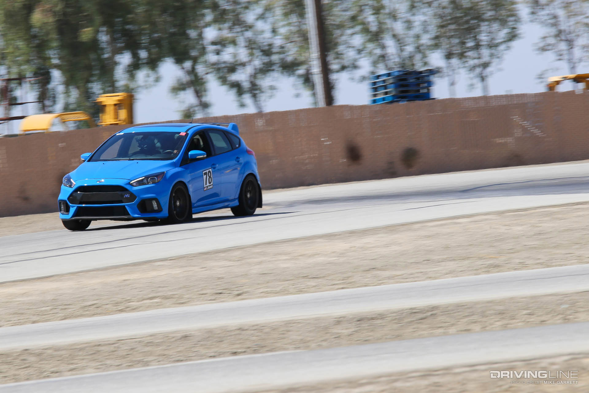 Project VW Golf GTI Ko-Kart Track Day Ford Blue