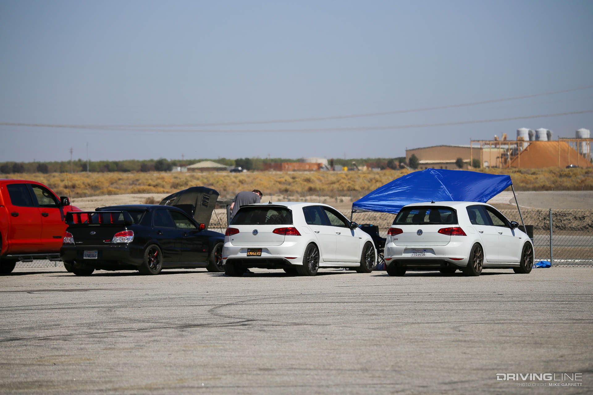 Project VW Golf GTI Ko-Kart Track Day Parked