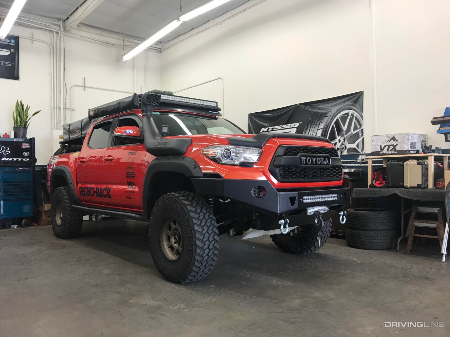 Tuner Club Red Toyota Tacoma