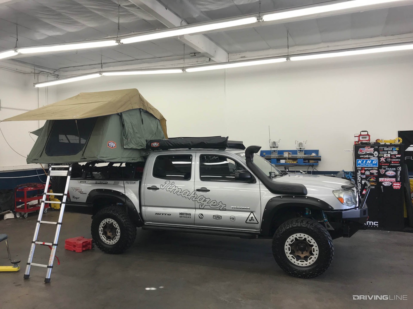 Tuner Club Silver Toyota Tacoma Tent