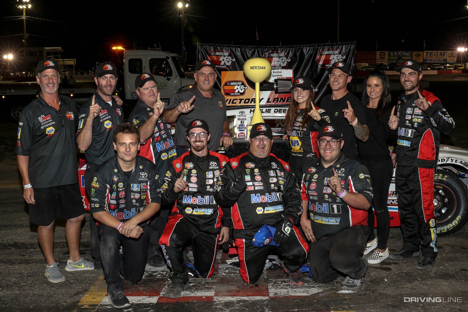 Hailie Deegan Victory Lane