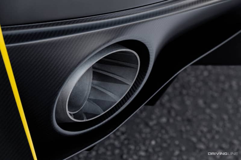 Infiniti Project Black S Tailpipe