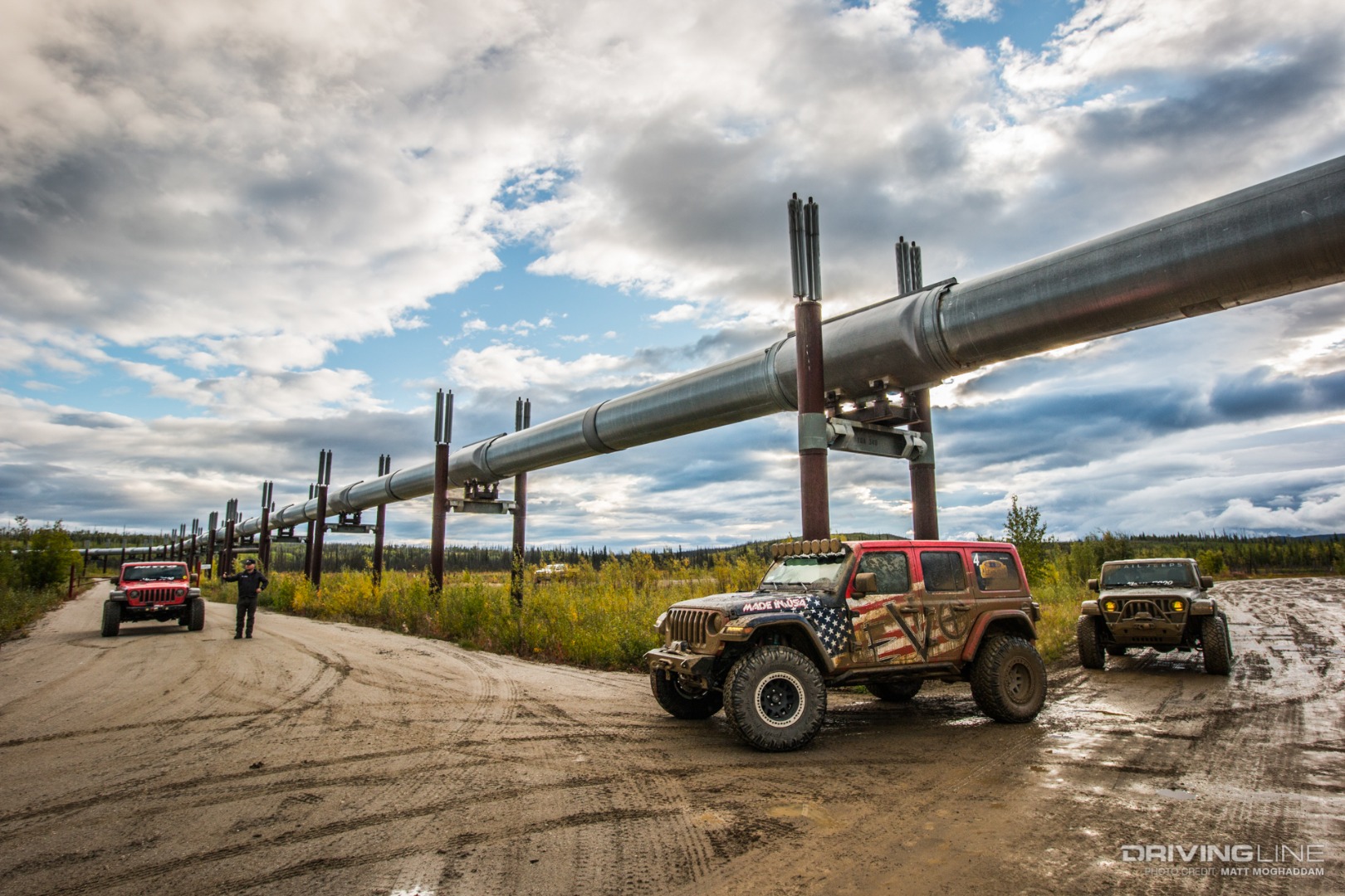 A Jeep on the Alcan 5000 on Nitto Tires
