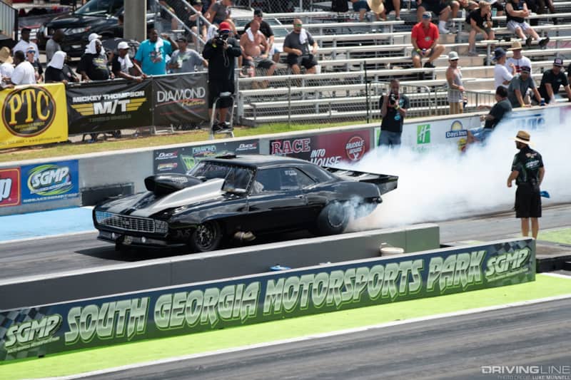 No Mercy 9 Radial vs. the World Mike Starvines '69 Chevy Camaro