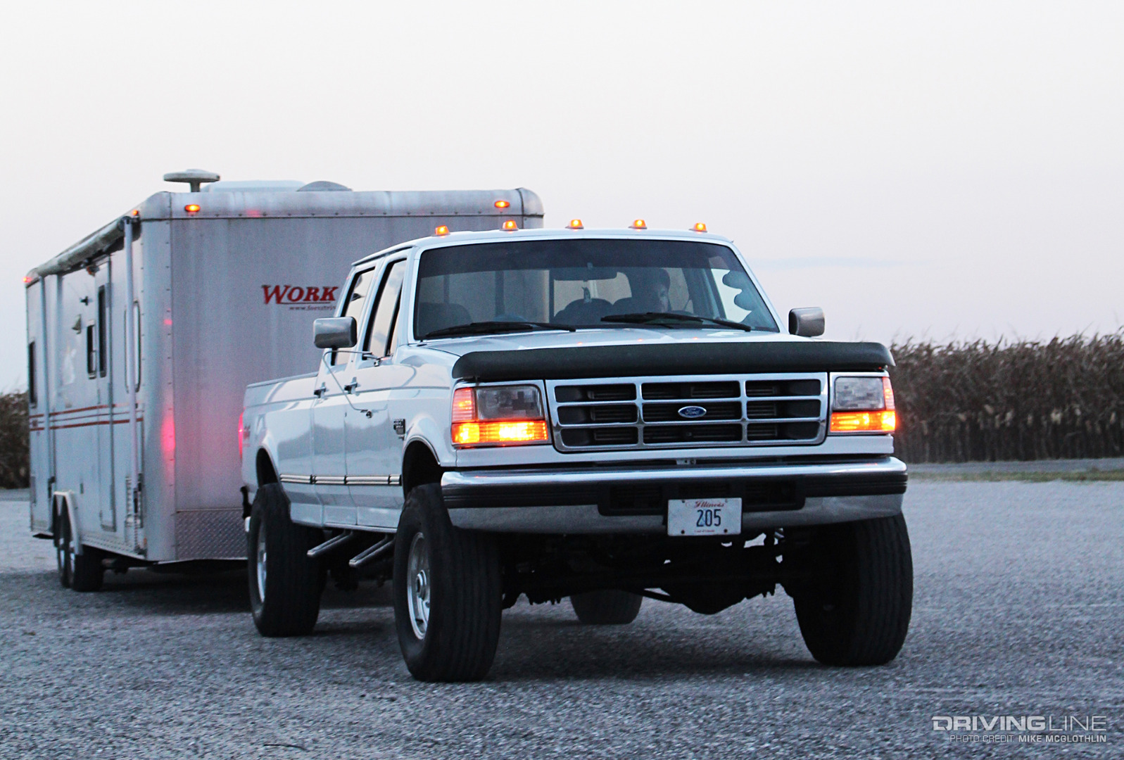Ford F350 Towing with Nitto Ridge Grapplers