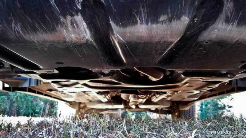 Jeep Cherokee Trailhawk undercarriage