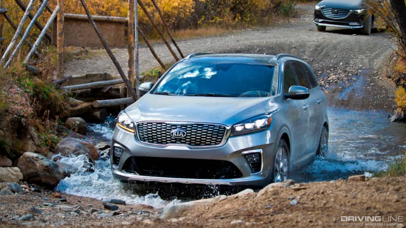 Kia Sorento through water 2