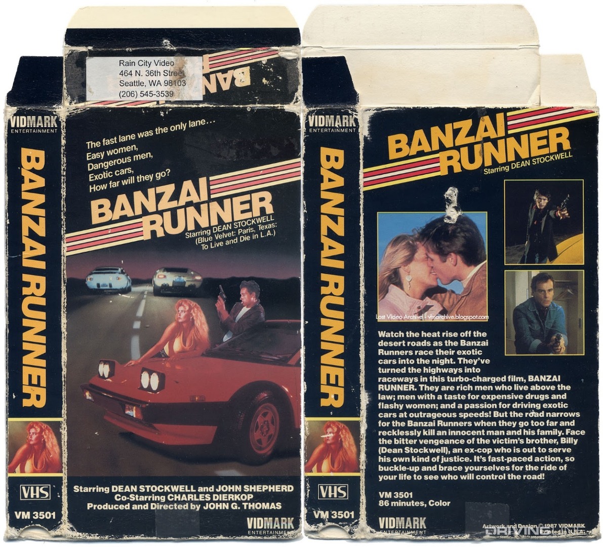 Banzai Runners VHS