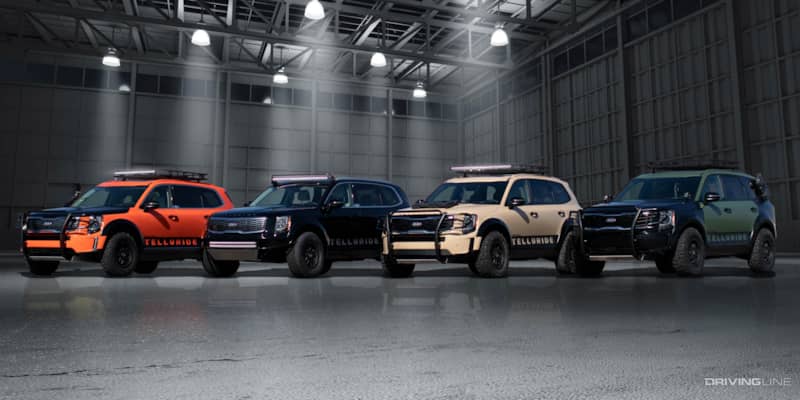 SEMA Kia Telluride Lineup