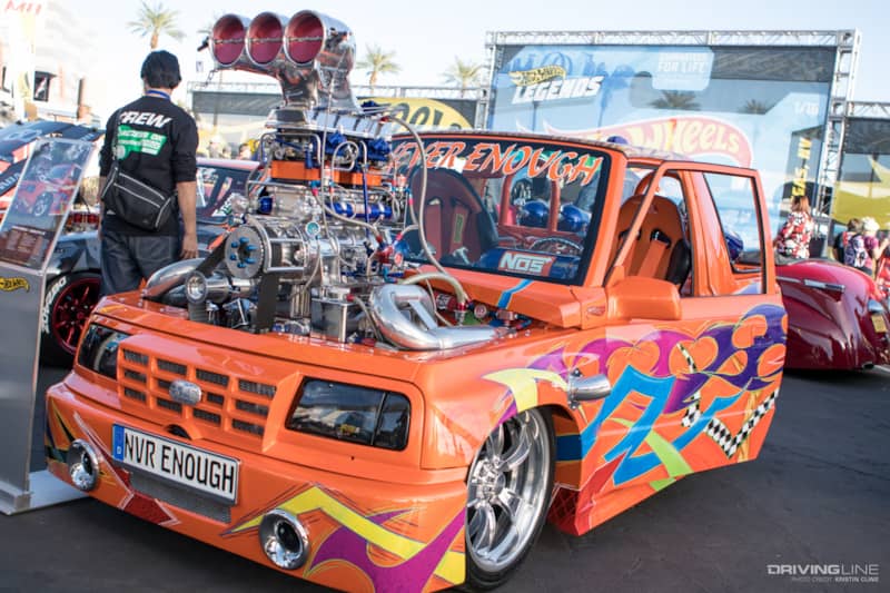 Never Enough Geo Tracker Hot Wheels Legends Tour Finalists at SEMA 2018