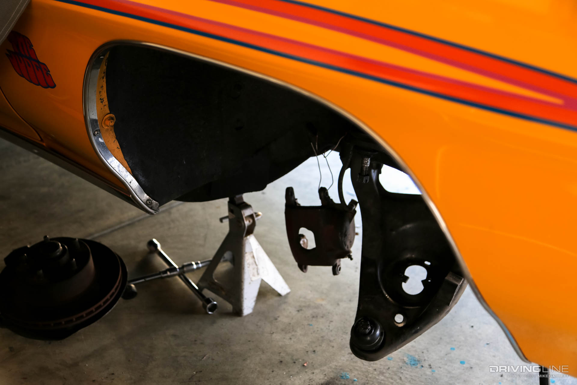 Project Restomod GTO Wheel Off